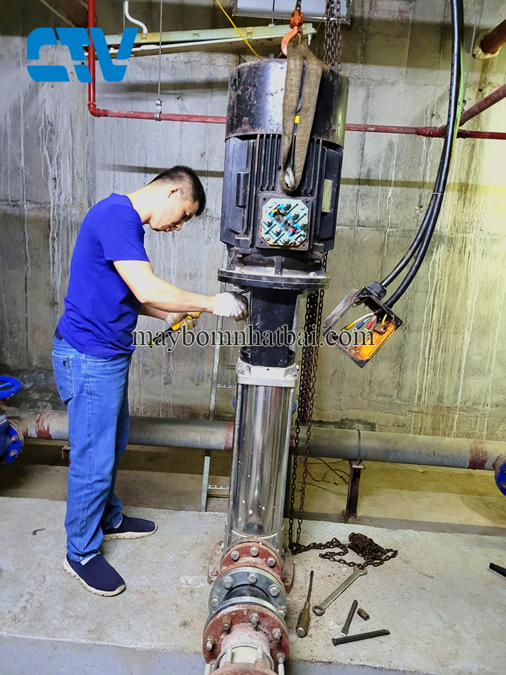 Sửa chữa, bảo dưỡng bơm trục đứng chuyên nghiệp