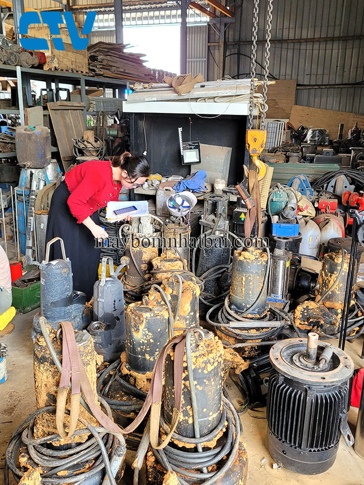 Sửa chữa, bảo dưỡng bơm chìm nước thải chất lượng giá tốt