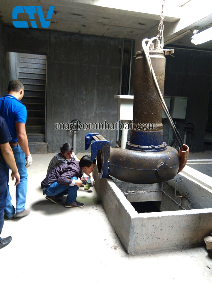 Sửa máy khuấy thải chìm khi gặp các sự cố