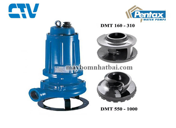 Pentax DMT310 2.2KW- Cánh máy bơm chìm nước thải