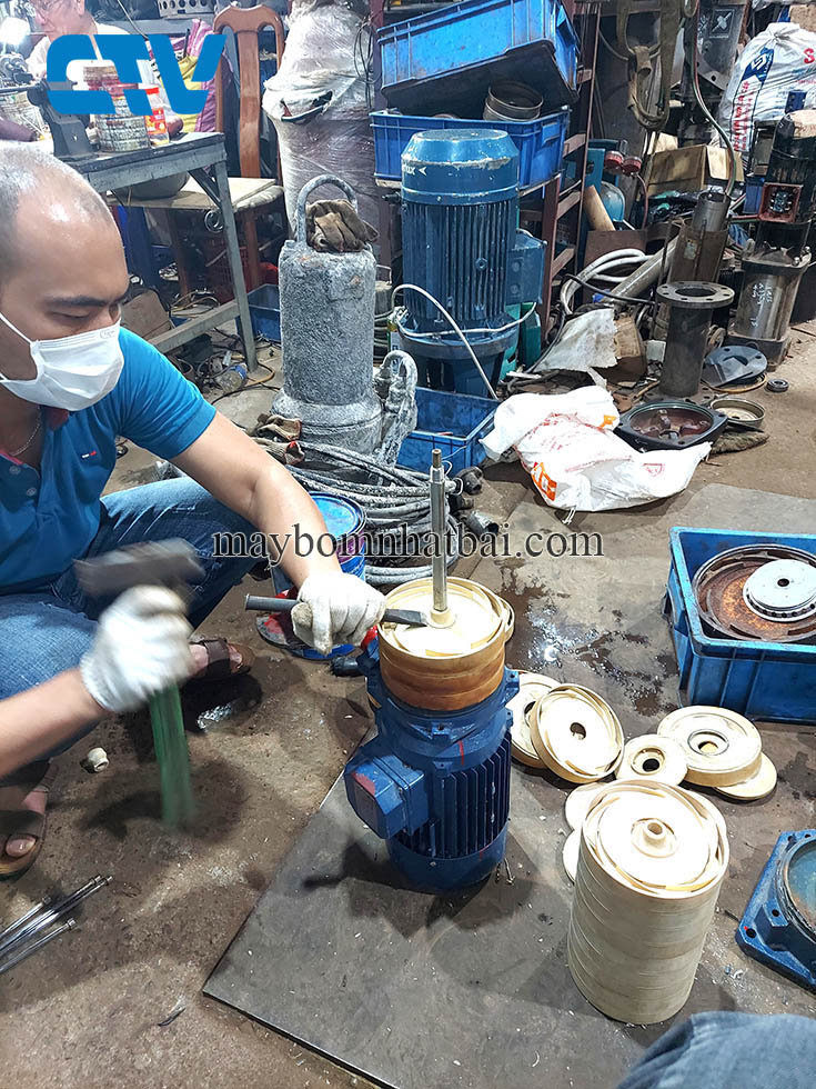 Sửa chữa, bảo dưỡng máy bơm trục đứng Pentax